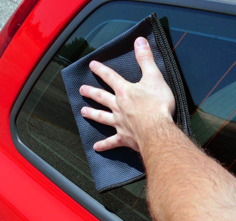 The Rag Company The Diamond Weave Glass & Window Towel 16 x 16 - Pack of 6