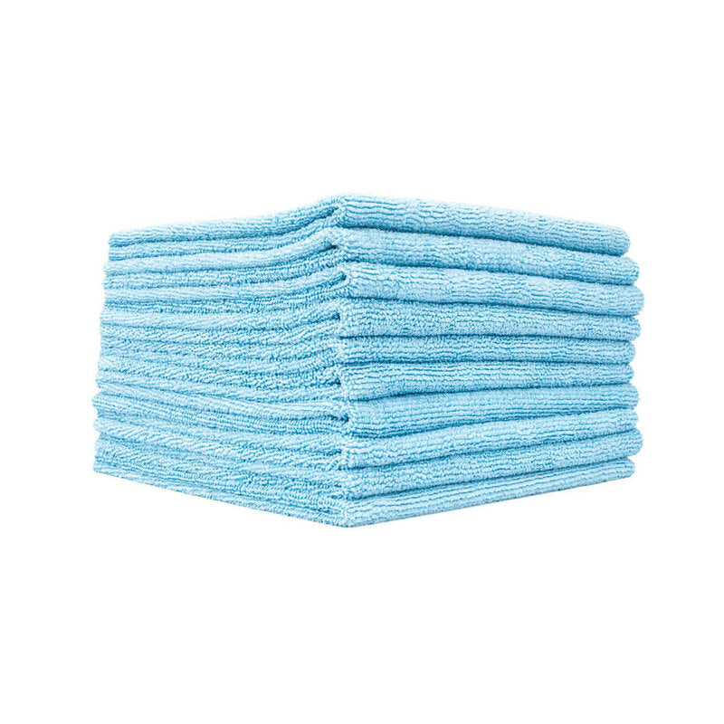 The Rag Company Premium all-purpose 16x16 Microfiber Terry Towel - Light Blue