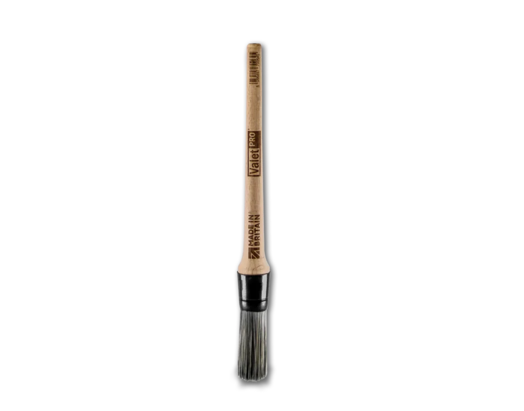 ValetPro Small Wooden Handle Dash Brush (Chemical Resistant)