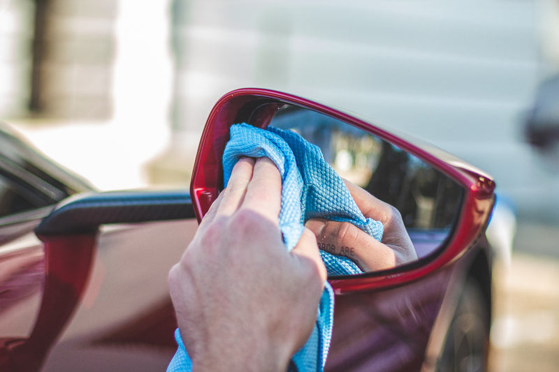 The Rag Company The Diamond Weave Glass & Window Towel 16 x 16 - Pack of 6