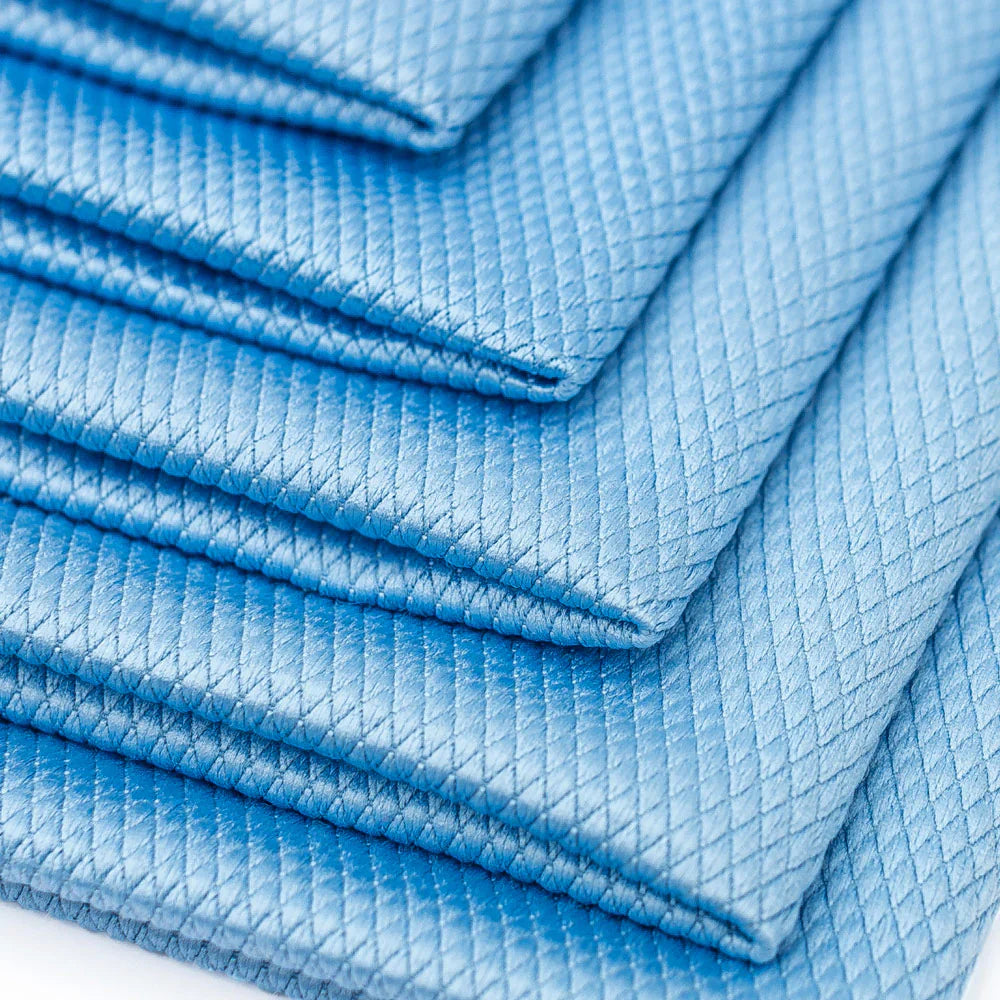 The Rag Company The Diamond Weave Glass & Window Towel 16 x 16 - Pack of 6