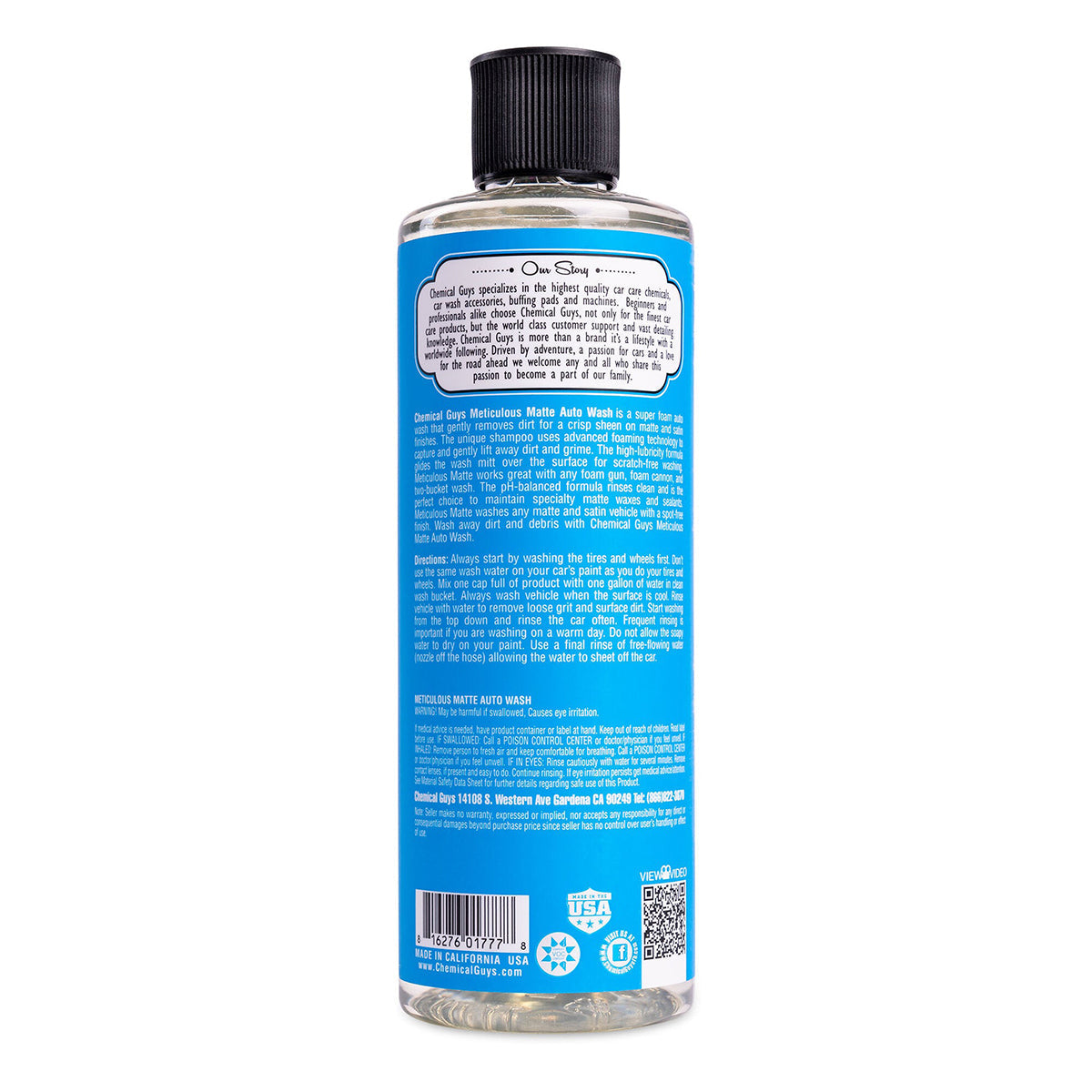 Chemical Guys Satin Matte Finish Autowash 473ml