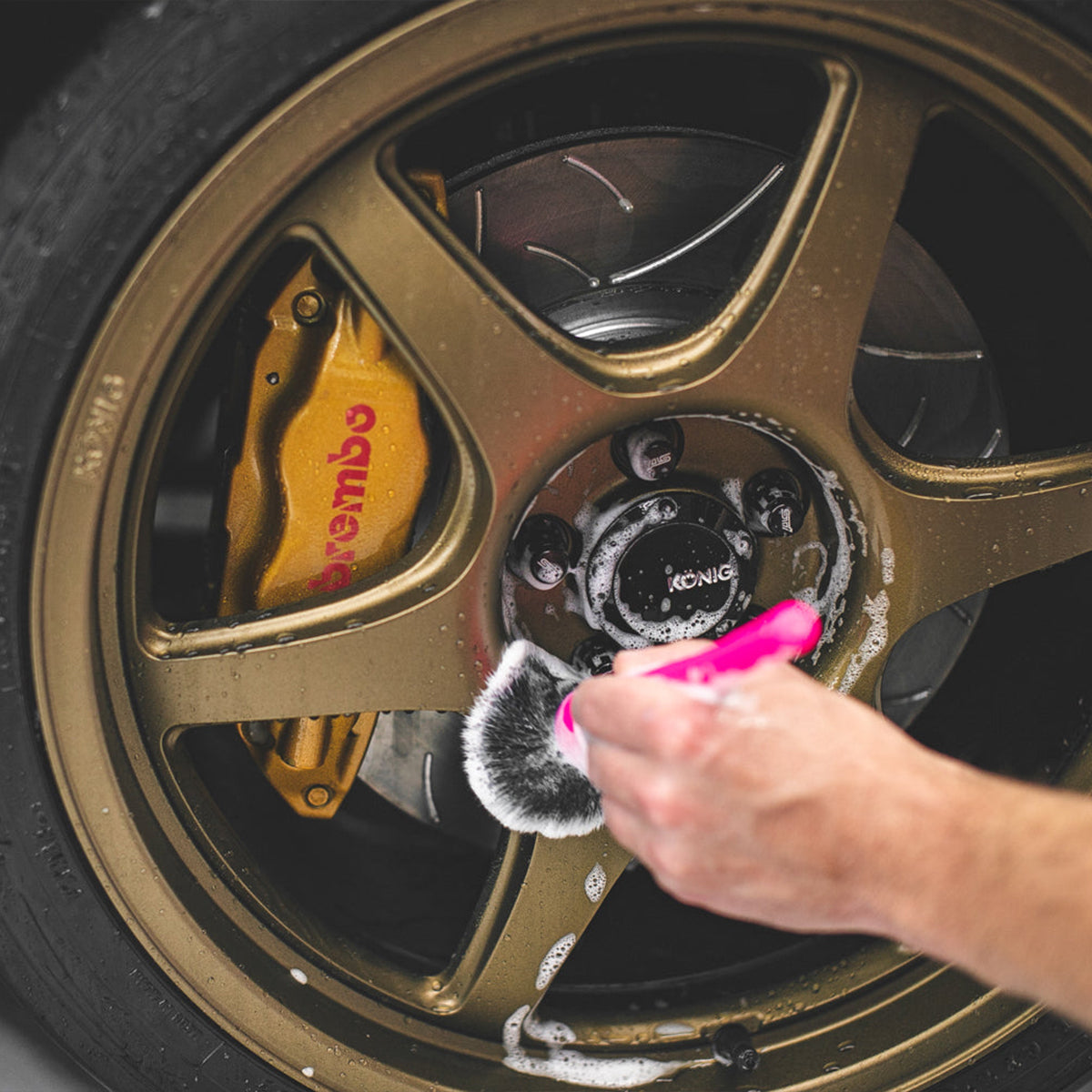 Detail Factory Pink Ultra-Soft Detailing Brush Set