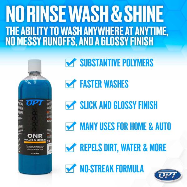 Optimum No Rinse (ONR) Rinseless Wash (Various Sizes) - V6