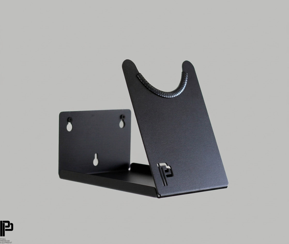 Poka Premium Hanger for One Polishing Machine with a shelf for Batteries
