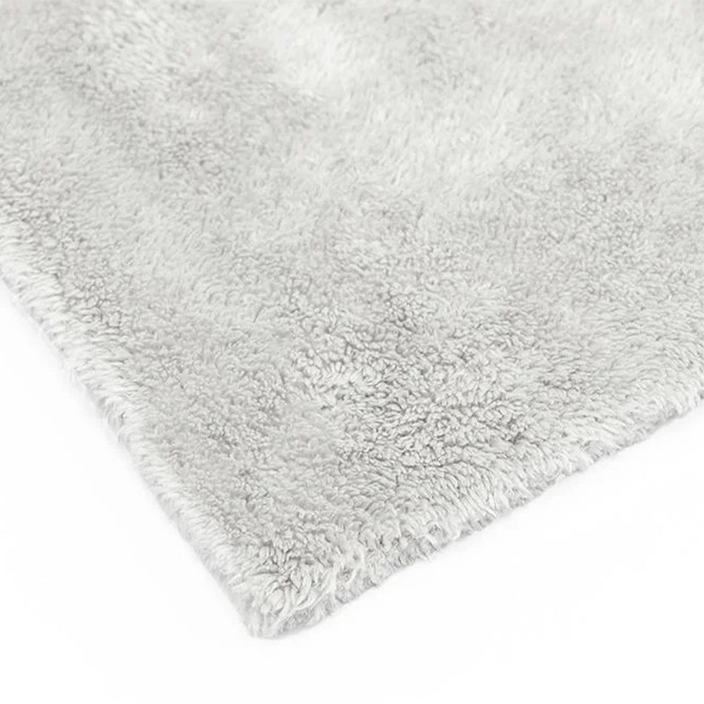The Rag Company Eagle Edgeless 500 16 x 16 Plush Microfibre Towel - Light Grey (4 Pack)