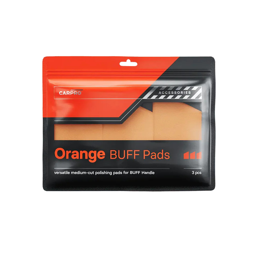 CarPro Orange BUFF Pads (Medium Cut)