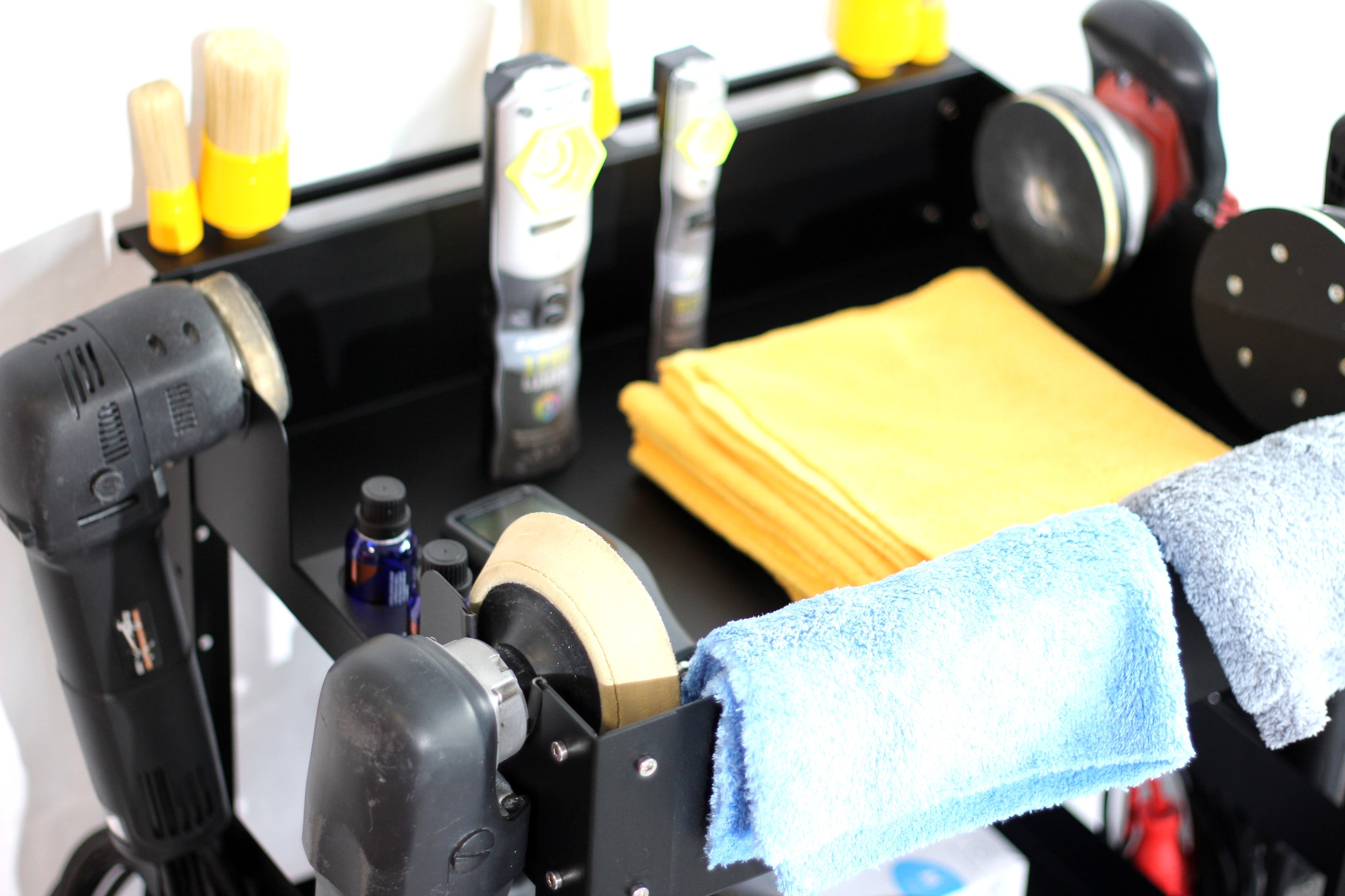 Poka Premium Pro Detailing Trolley 3 Shelves