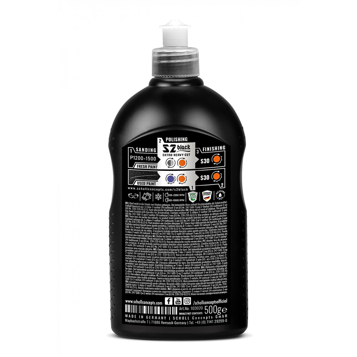 Scholl Concepts S2 Black High Performance Cutting Compound