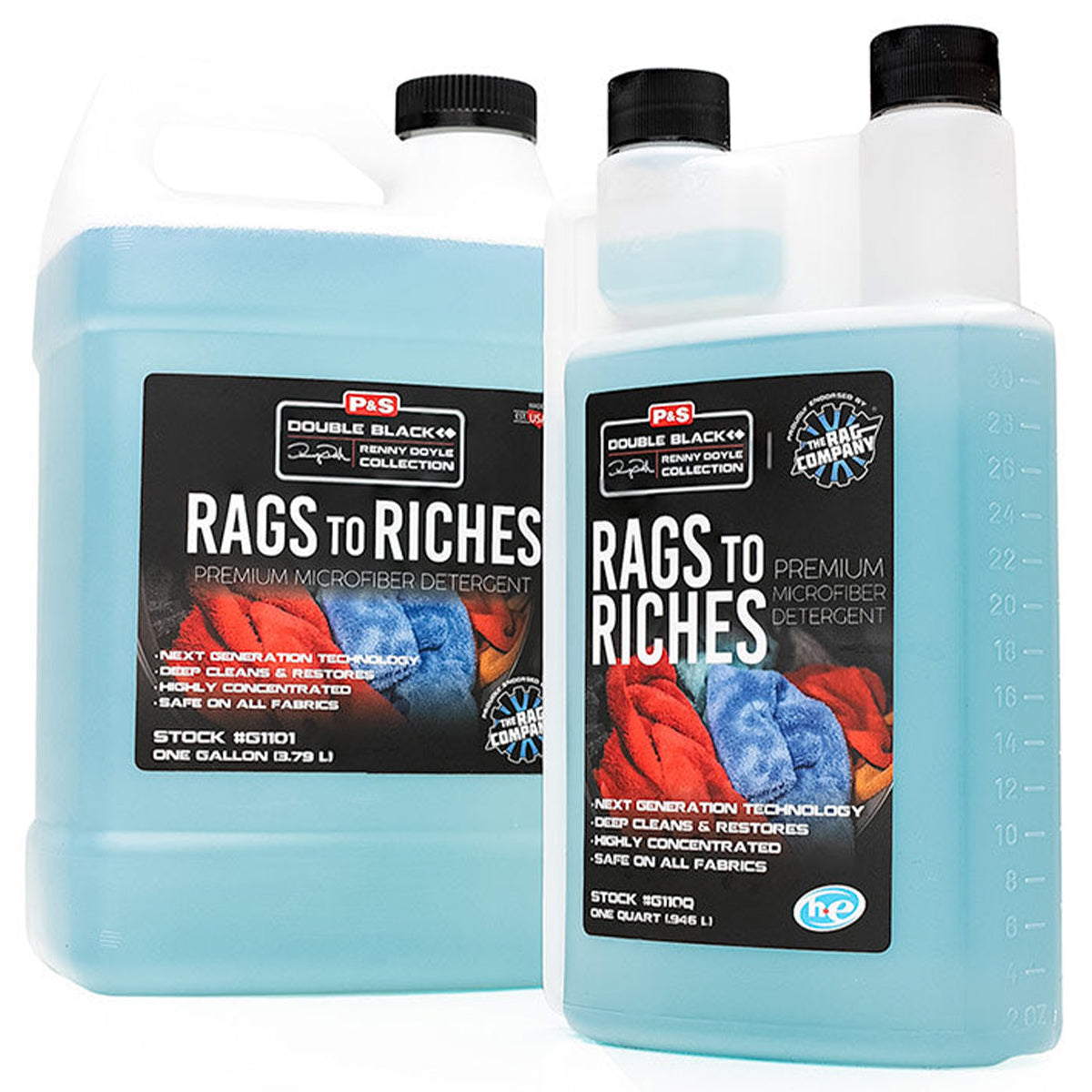P&S Rags to Riches Premium Microfibre Detergent (Various Sizes)